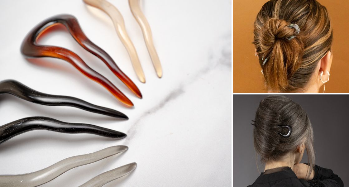 Waved French Hair Pin, by TEGEN