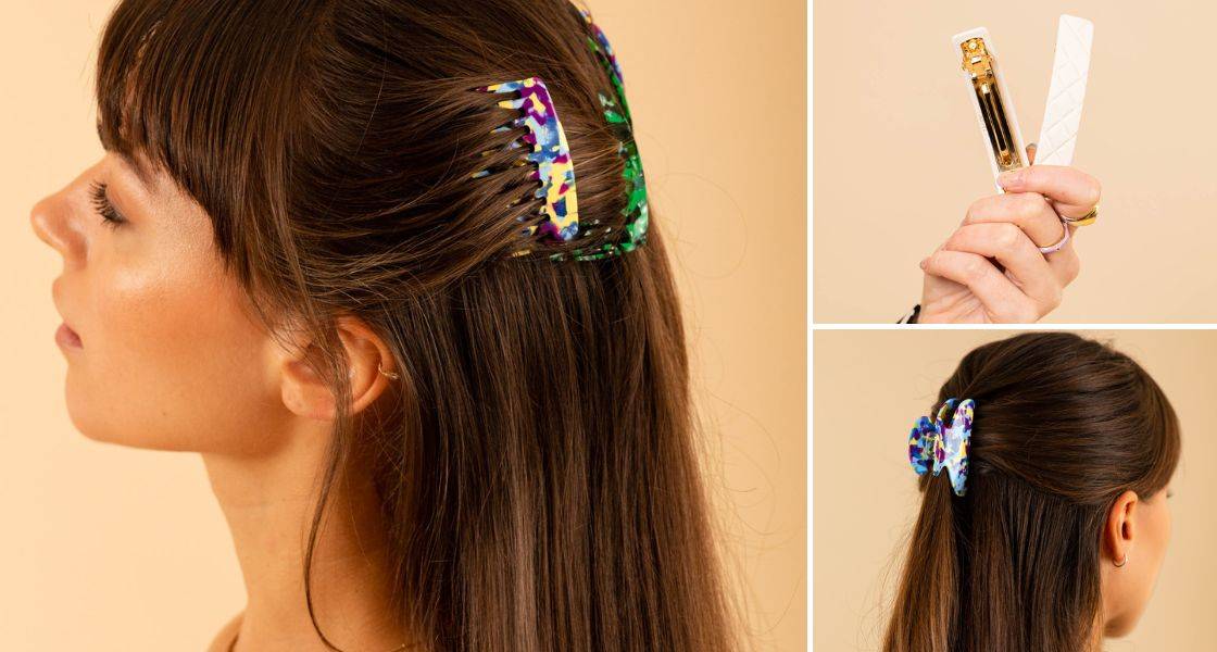 Non-slip hair clips for silky hair, by TEGEN