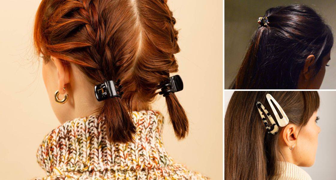 How to use a claw clip with short hair, by TEGEN