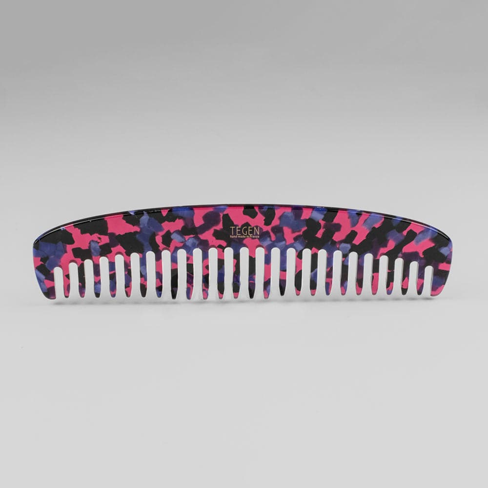 15cm French Narrow Comb in 15cm Colour 4 Handmade French Hair Accessories at Tegen Accessories