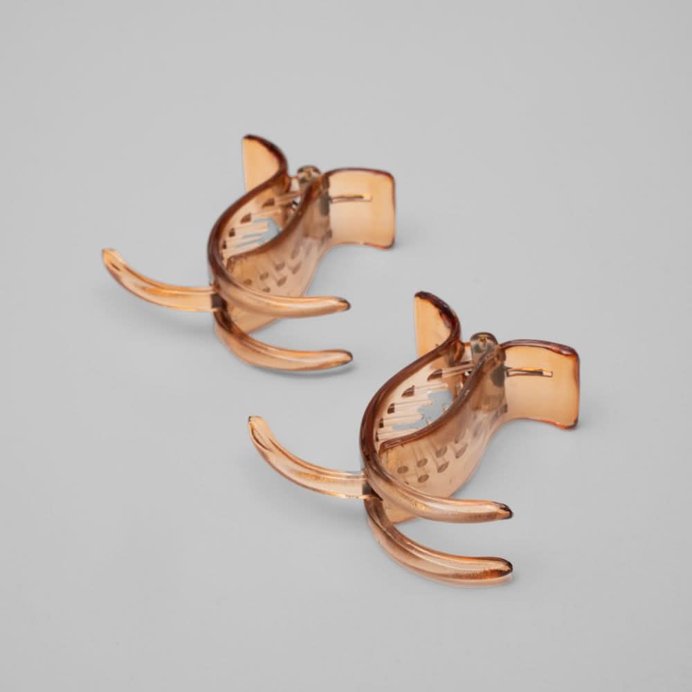 2x Extra Long Teeth Hair Claw Clips Essentials French Hair Accessories at Tegen Accessories