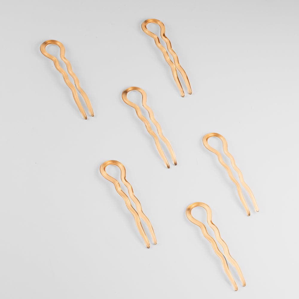 6x 90mm French Hairpin in Blonde Essentials French Hair Accessories at Tegen Accessories