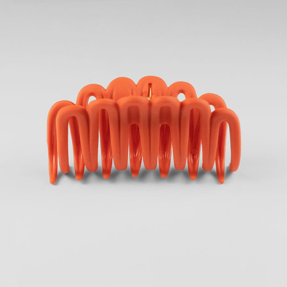 Large Summer Brights Jurassic Hair Claw Clip French Hair Accessories at Tegen Accessories |Tomato Red