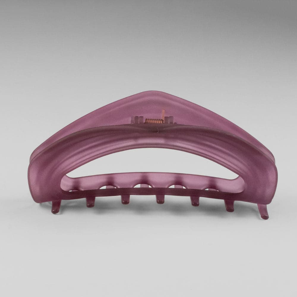 Matte Medium Cut Out Hair Claw Clip French Hair Accessories at Tegen Accessories |Plum