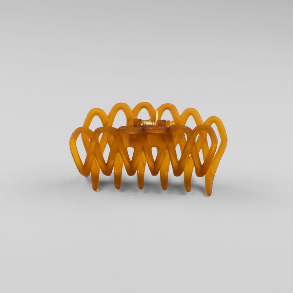 Mini Matte Lattice Hair Claw Clip in French Hair Accessories at Tegen Accessories