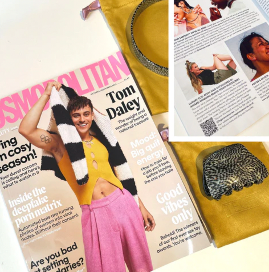 Tegen Accessories Featured in Cosmopolitan 