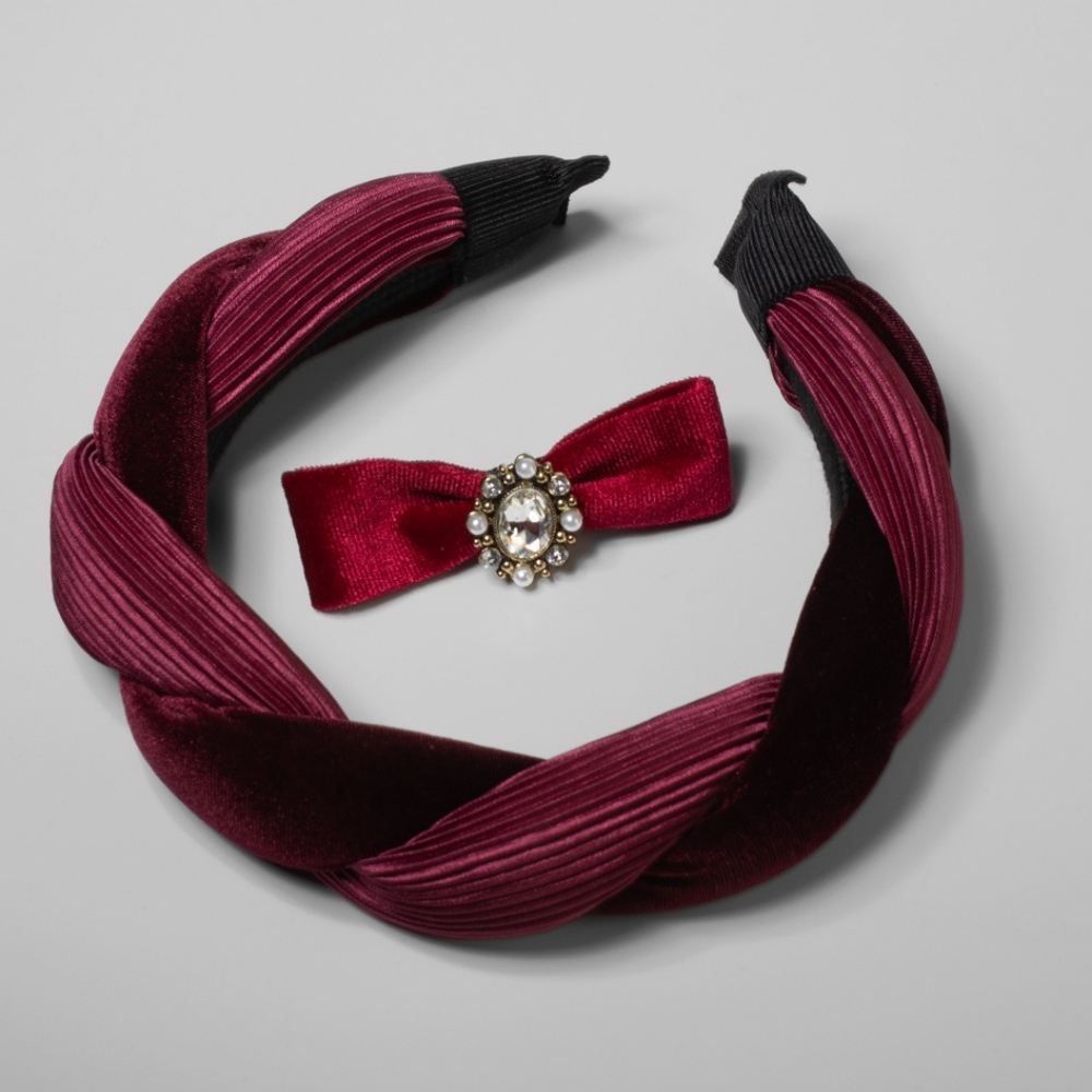 The Velvet Edition Gift Set Burgundy Burgundy Tegen Accessories