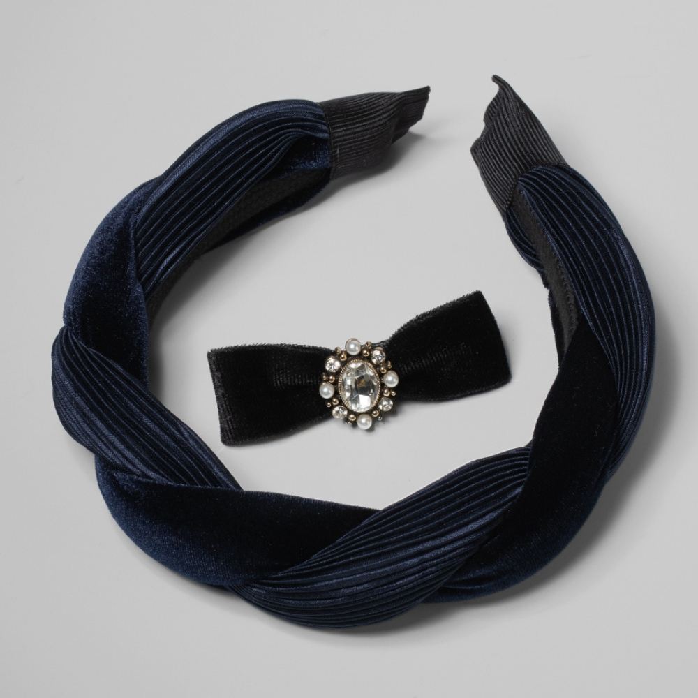 The Velvet Edition Gift Set Navy Black Tegen Accessories