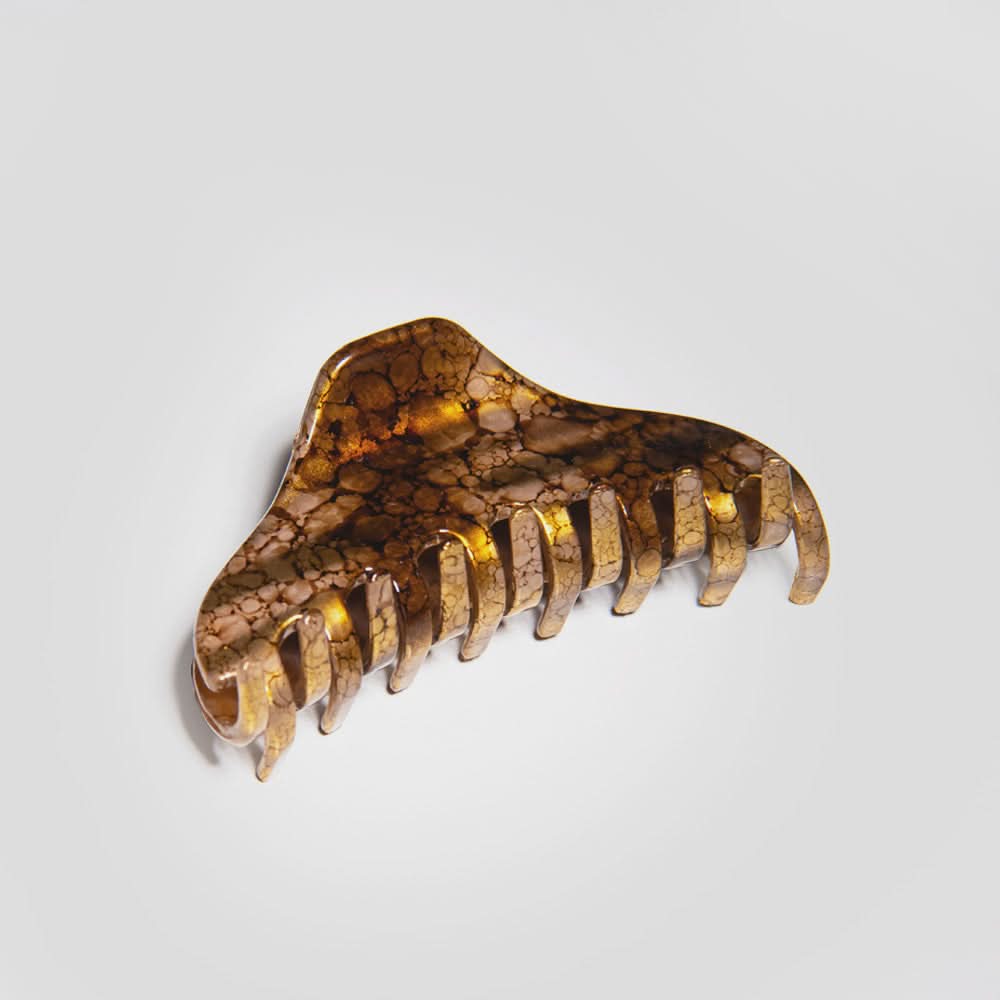 Grande pince à cheveux en forme de D