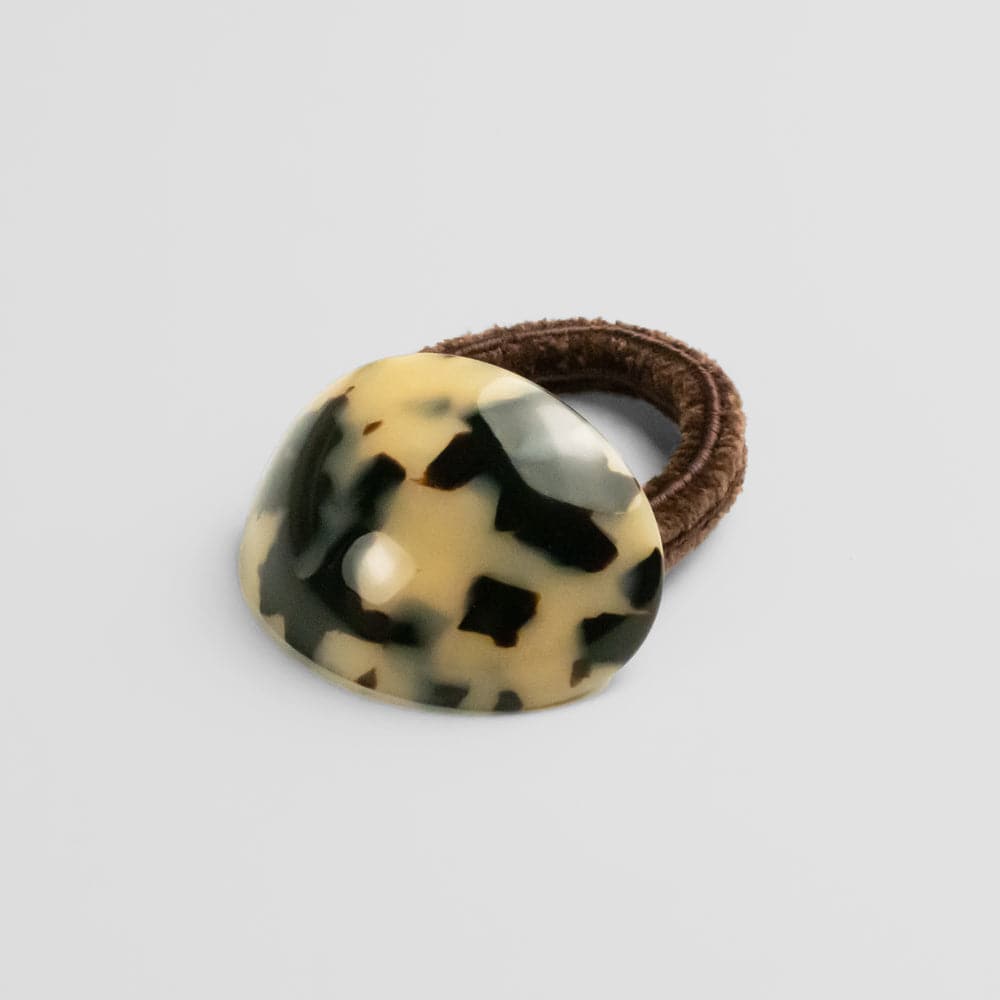 Handmade Ponytailer in 6cm White Tokio Handmade French Hair Accessories at Tegen Accessories