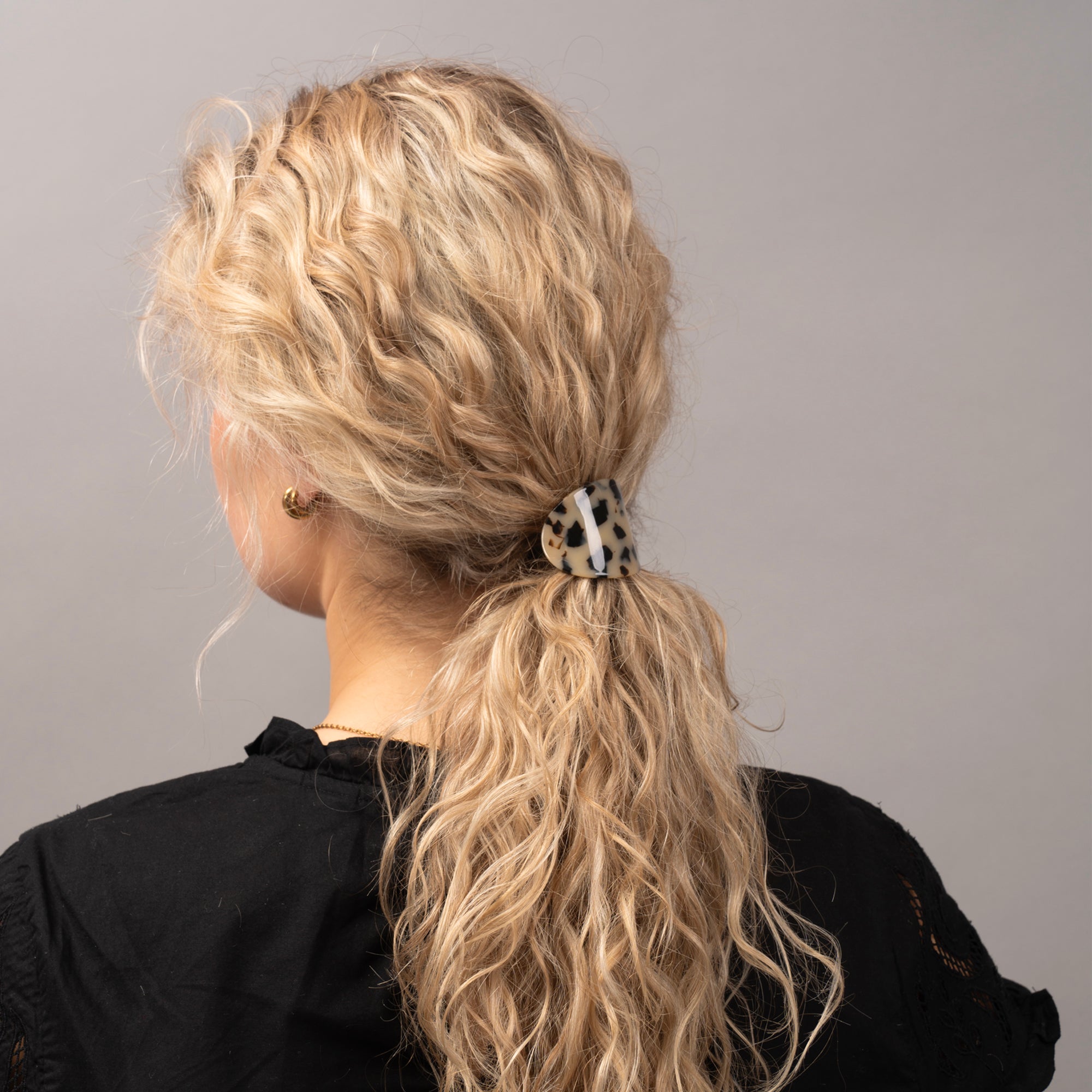 White Tokio Ponytailer French Handmade Tegen Accessories