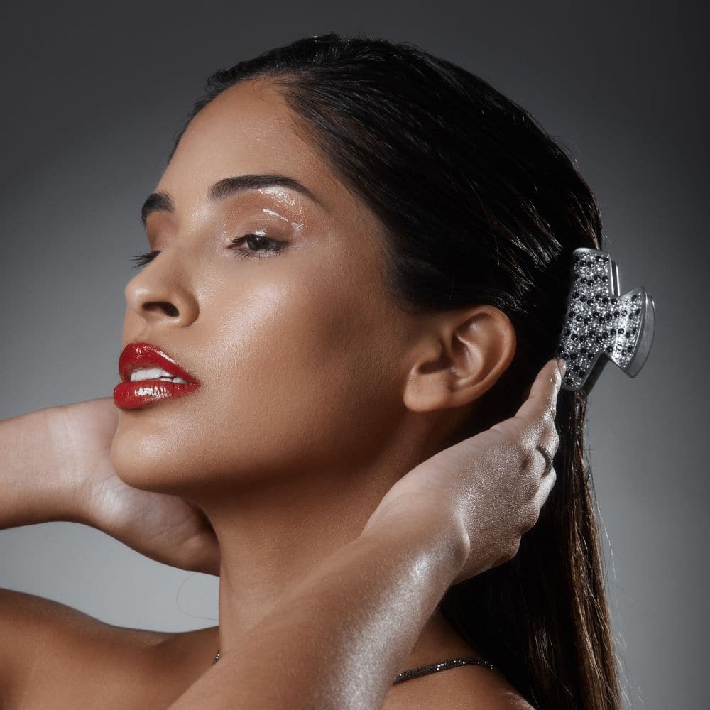 Limited Edition Handmade Swarovski Crystal Small Hair Claw Ooh La La! at Tegen Accessories|Saint-Tropez