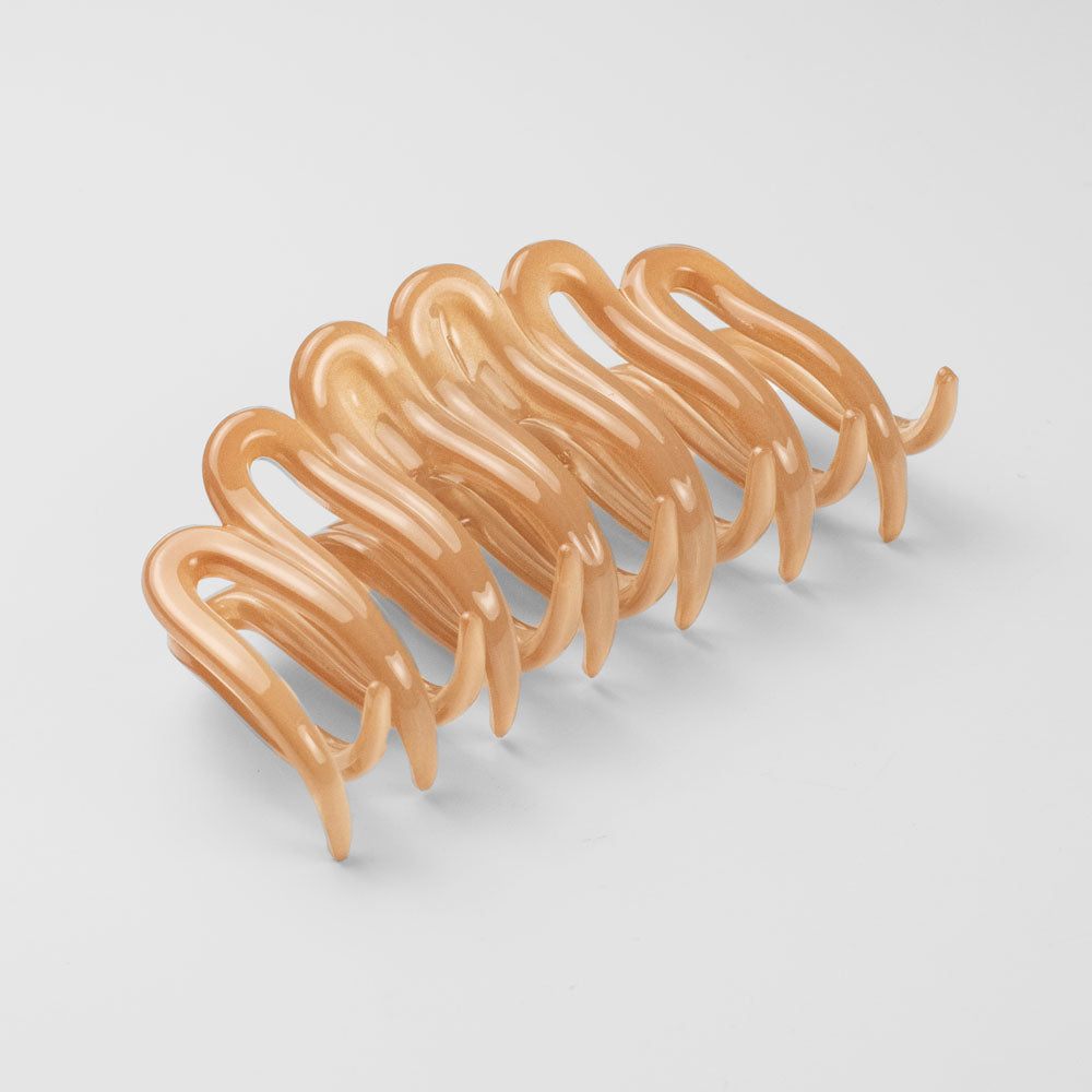 Large Jurassic Hair Claw Clip 10cm x 6cm Honey Blonde Essentials French Hair Accessories at Tegen Accessories