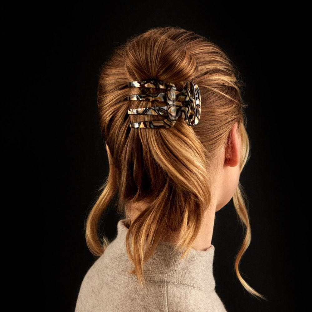 Large Sophia Side Hair Claw Clip Handmade French Hair Accessories at Tegen Accessories |Onyx