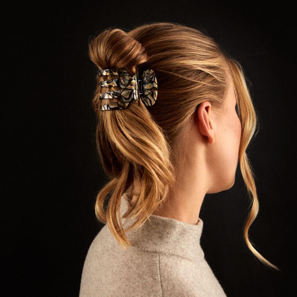 Large Sophia Side Hair Claw Clip Handmade French Hair Accessories at Tegen Accessories |Onyx