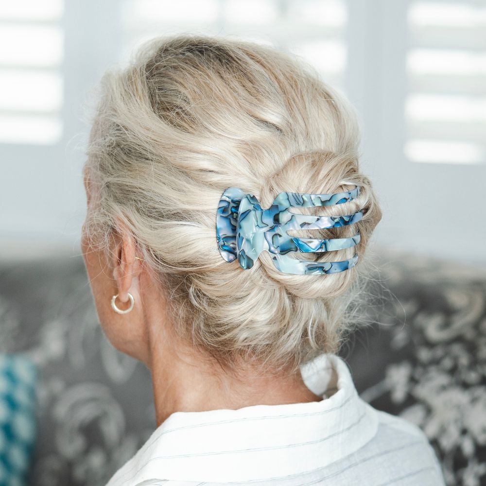 Large sophia claw thick hair | Opal