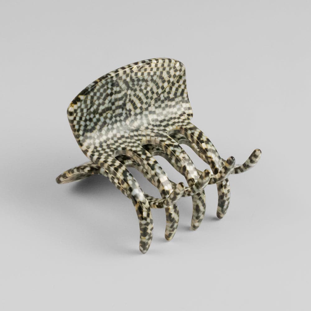 Large Square Hair Claw Clip in Handmade French Hair Accessories at Tegen Accessories