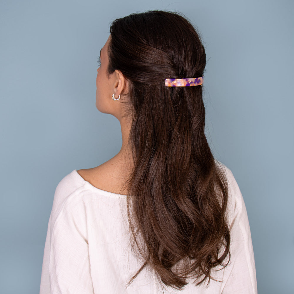 Limited Edition Narrow Arched Barrette Clip Handmade French Hair Accessories at Tegen Accessories