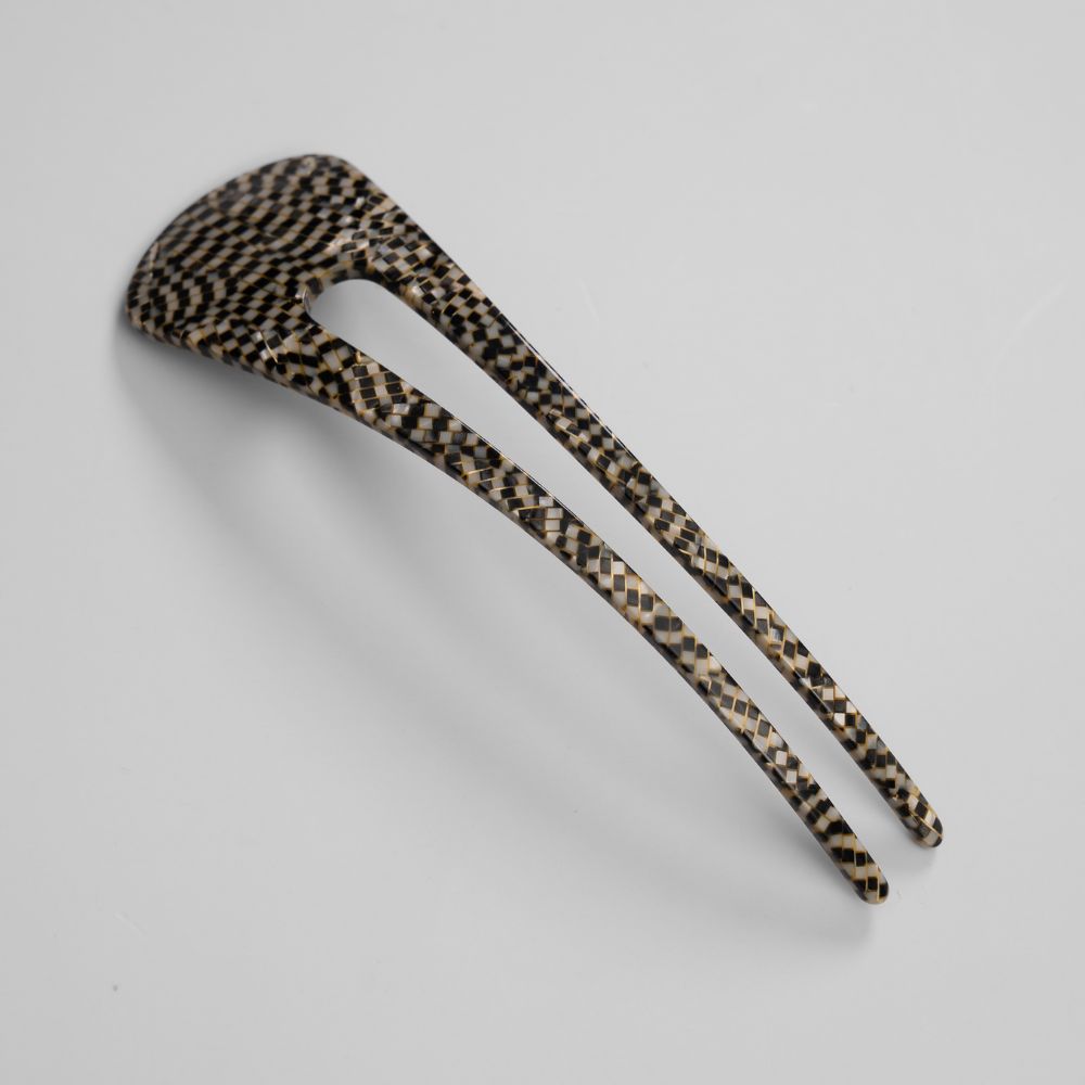 Handmade Long hairpin in Prada Style by Tegen Accessories