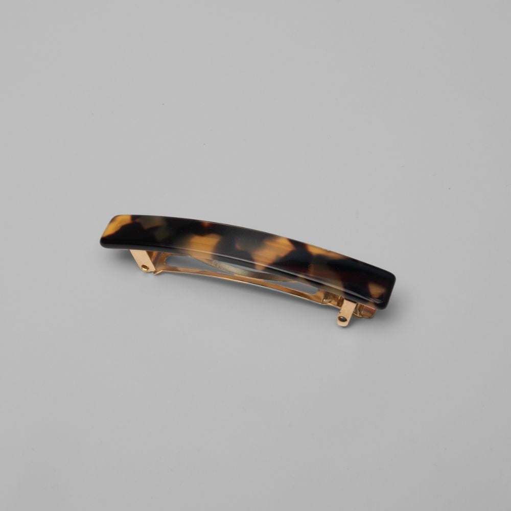 Mini Barrette Clip in Dark Tokio Handmade French Hair Accessories at Tegen Accessories