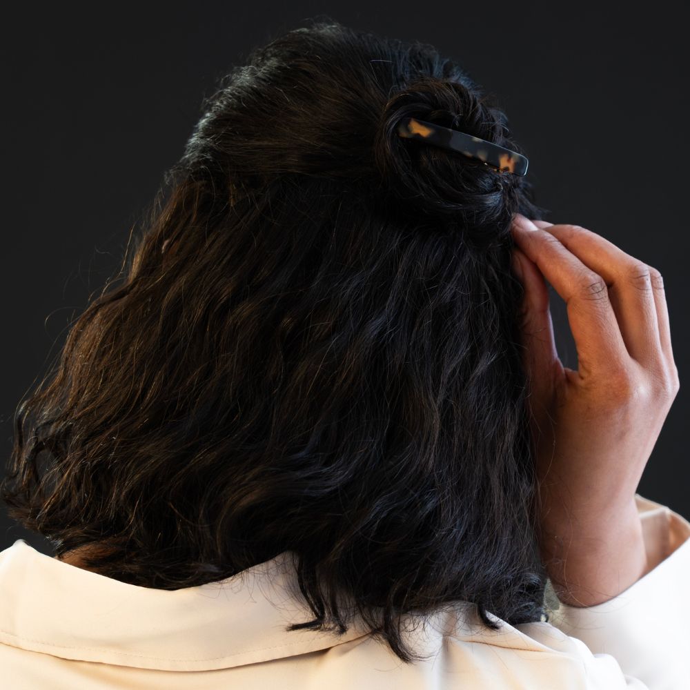 Mini Barrette Clip Handmade French Hair Accessories at Tegen Accessories | Dark tokio