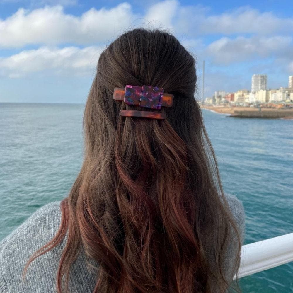 Mini Barrette Clip in Handmade French Hair Accessories at Tegen Accessories