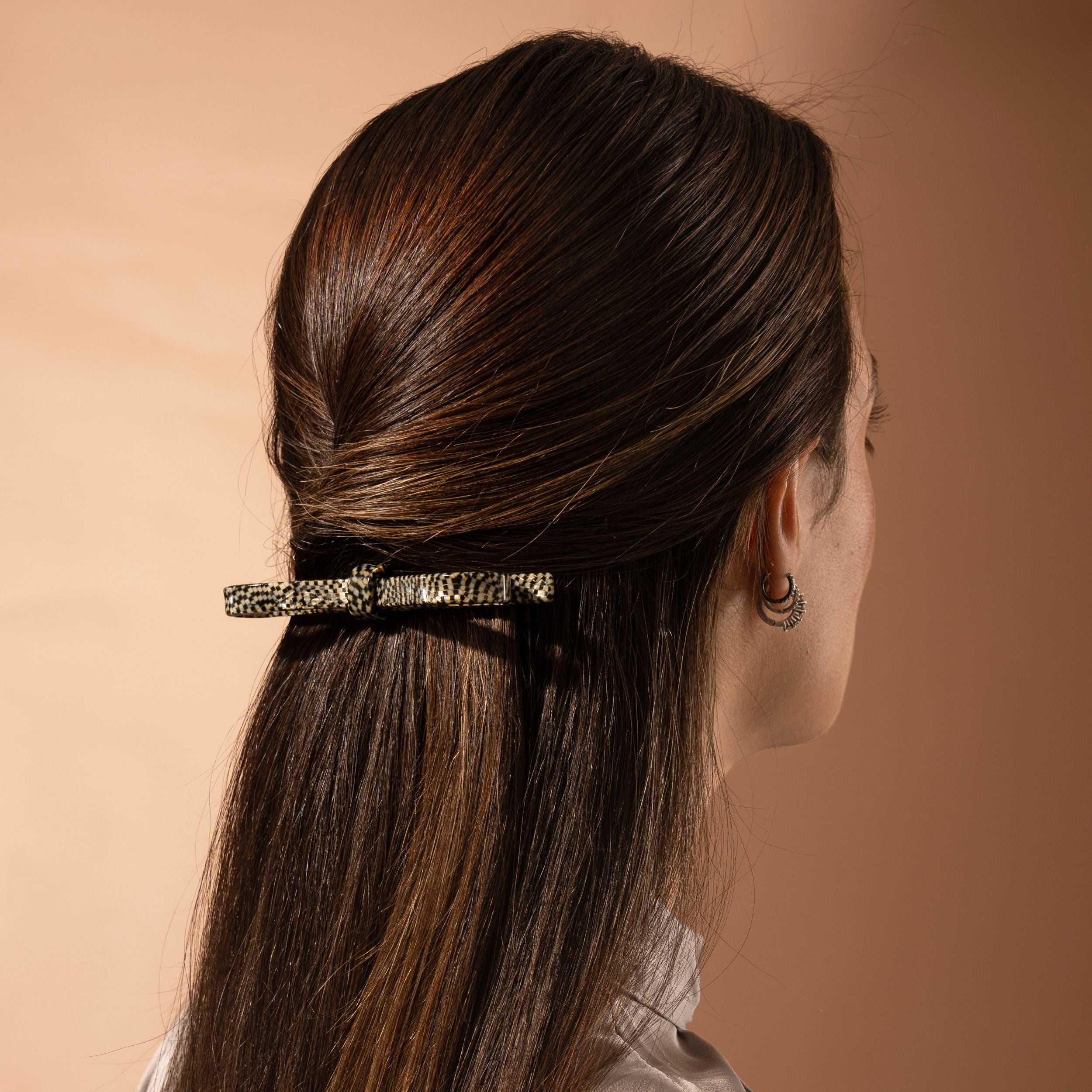 Prada Bow Handpainted Barrette at Tegen Accessories