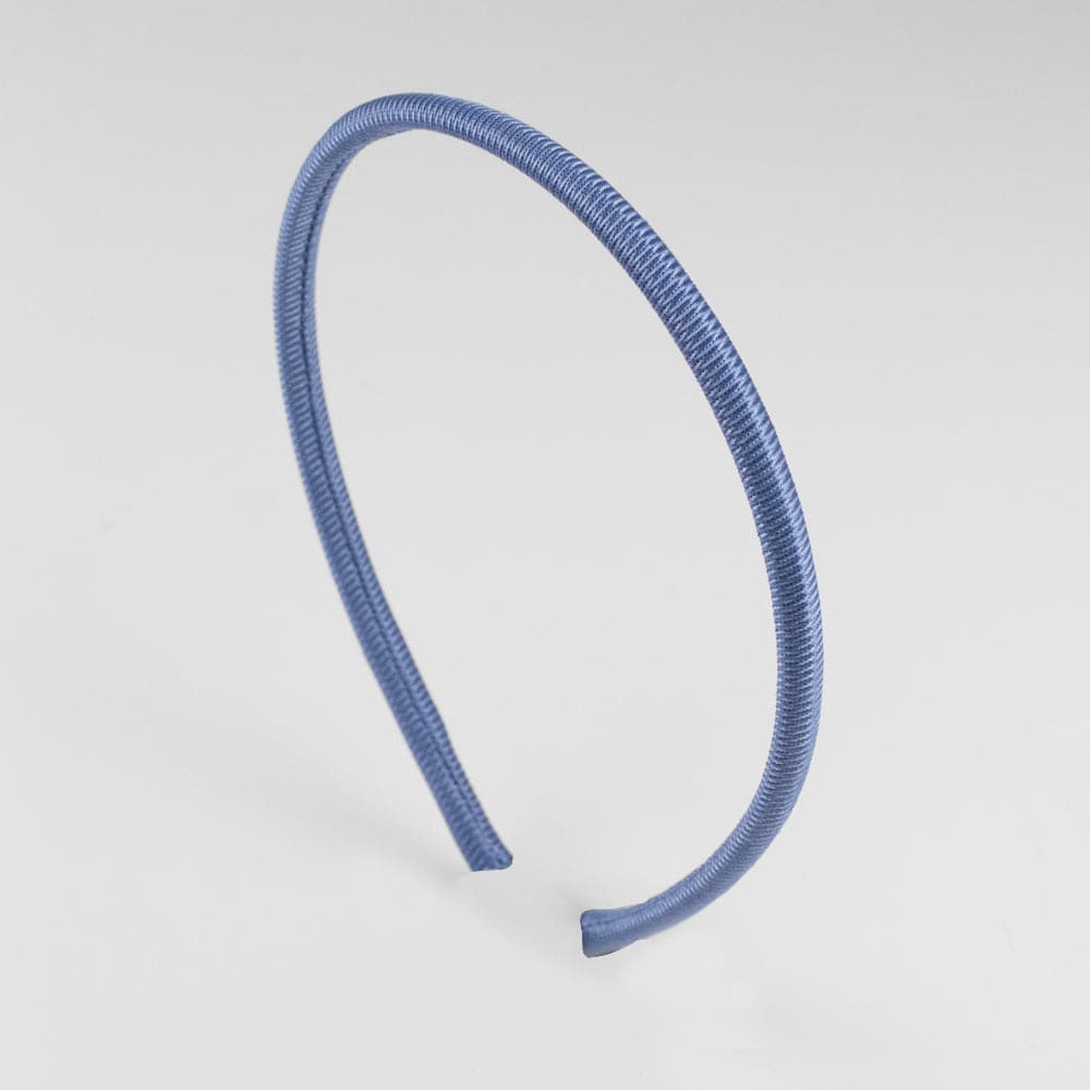 vNarrow Fabric Headband at Tegen Accessories in Blue
