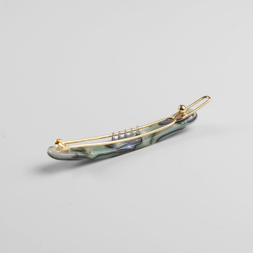 Narrow Hair Clip Handmade French Hair Accessories at Tegen Accessories |Opal