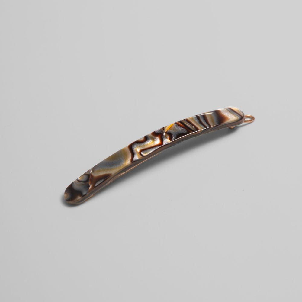 7cm Narrow Hair Clip - Onyx- Tegen Accessories