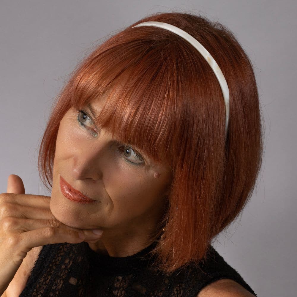 narrow headband |Vanilla