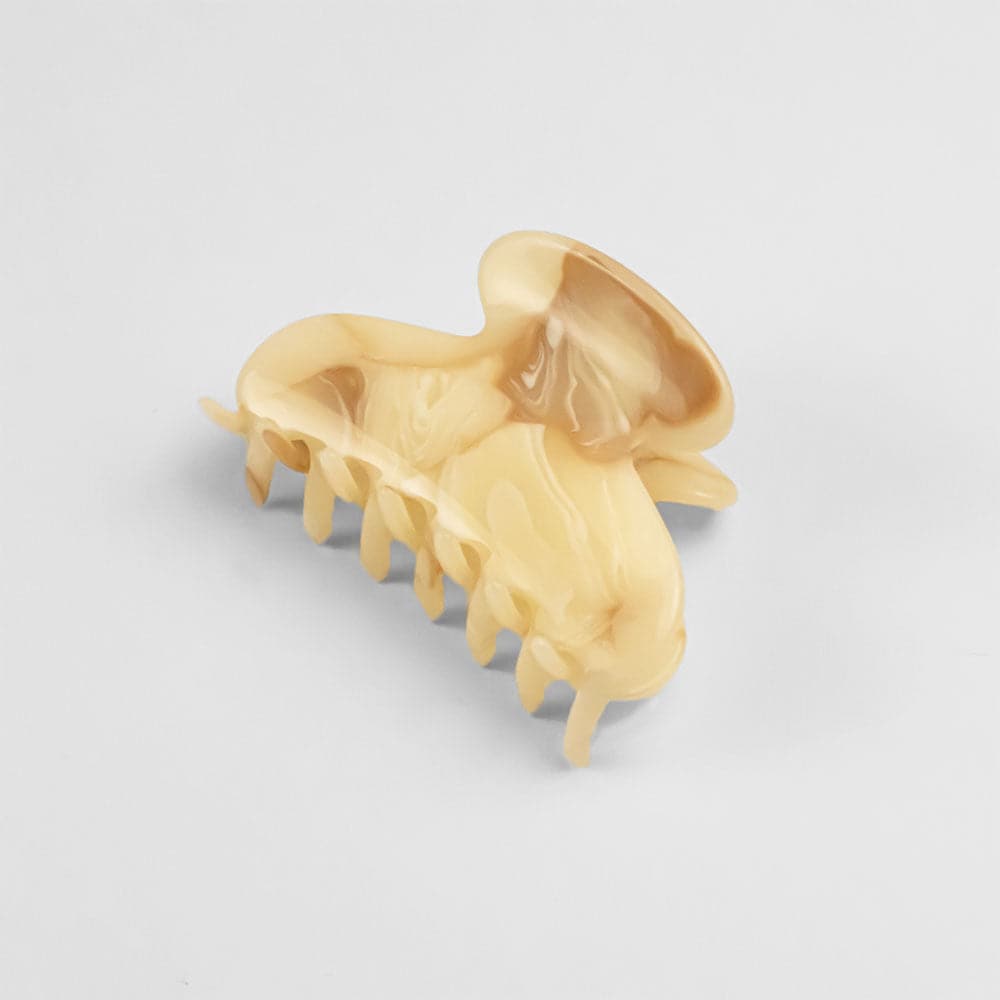 Oat Latte Small Hair Claw Clip in Handmade French Hair Accessories at Tegen Accessories