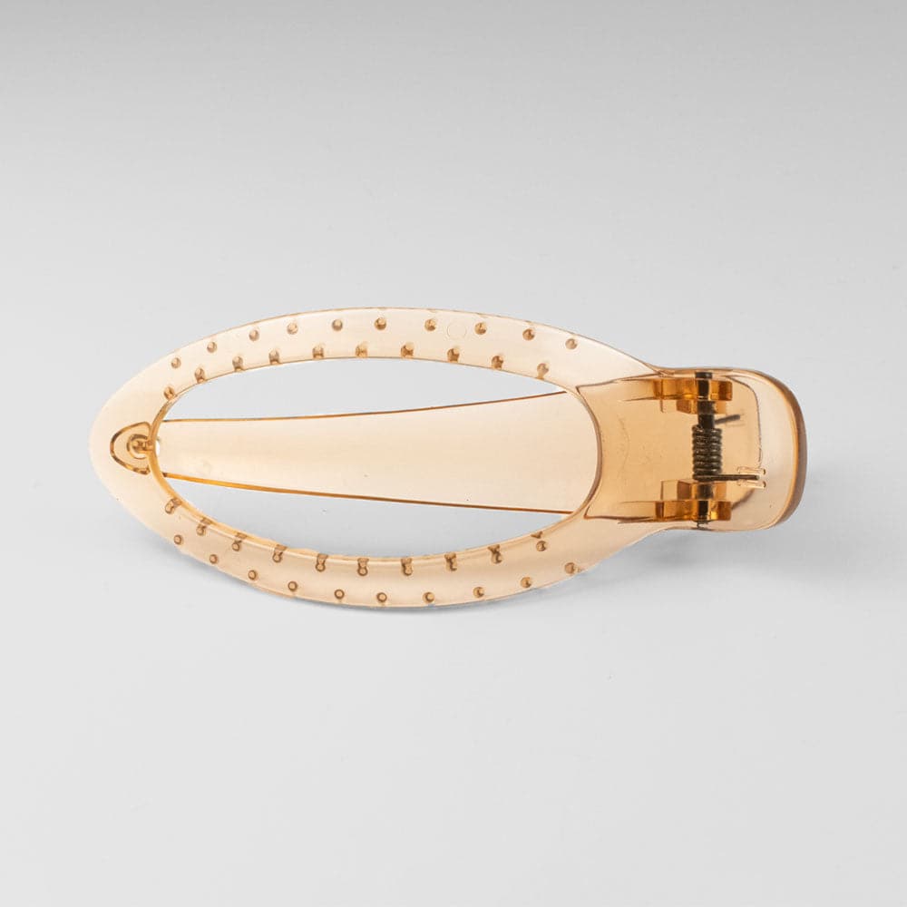 Oval Side Clamp in Blonde Essentials French Hair Accessories at Tegen Accessories