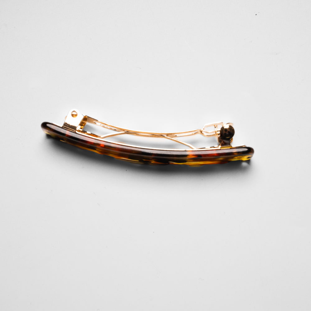 Mini barrette clip side detail at Tegen Accessories