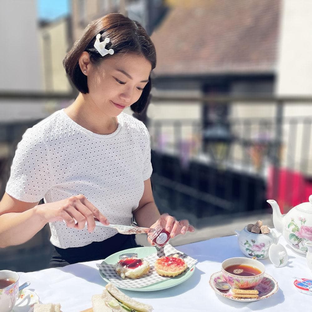 Royal Crown Hair Clip Handmade French Hair Accessories at Tegen Accessories |Vanilla