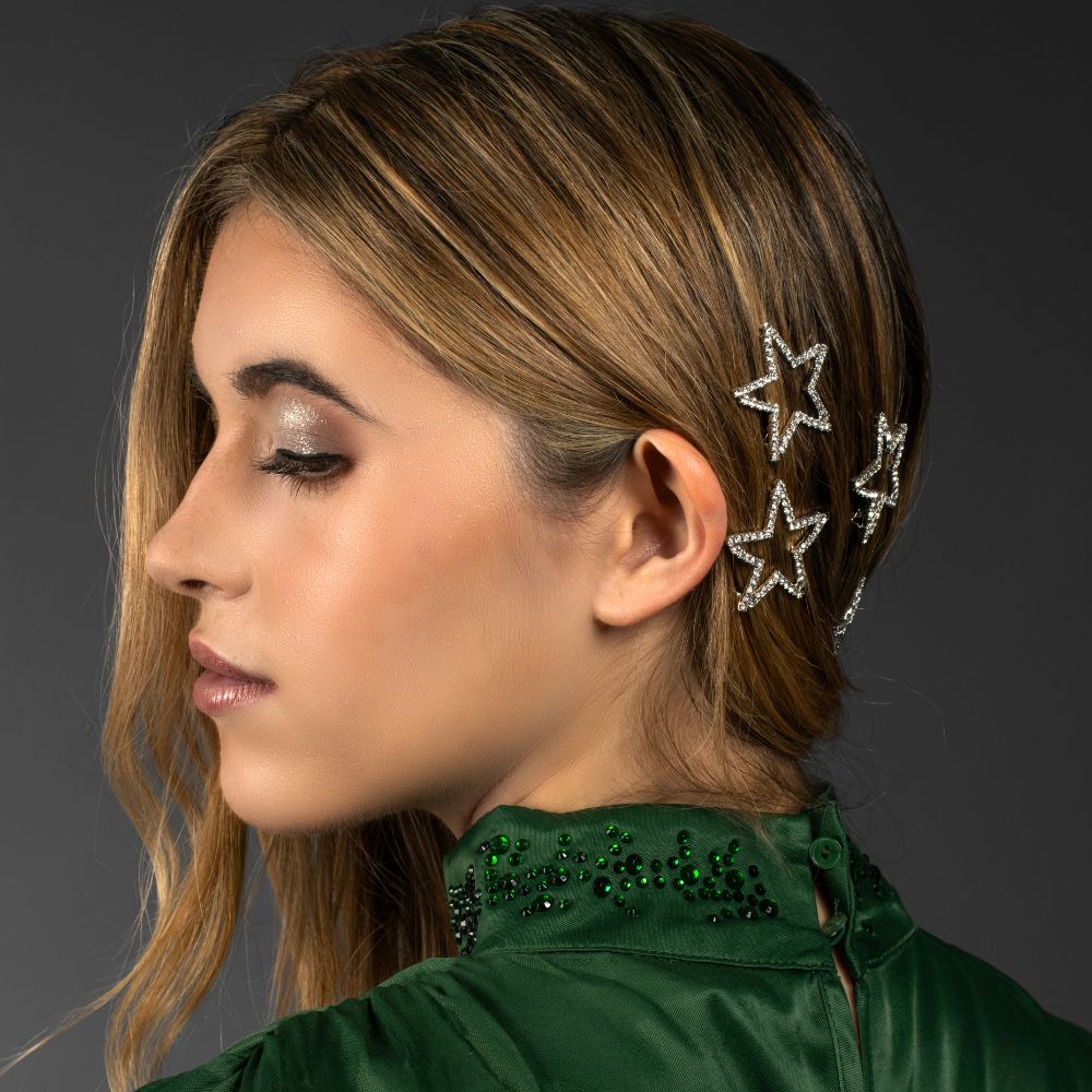 Silver Crystal Gift Set Crystals by Swarovski at Tegen Accessories