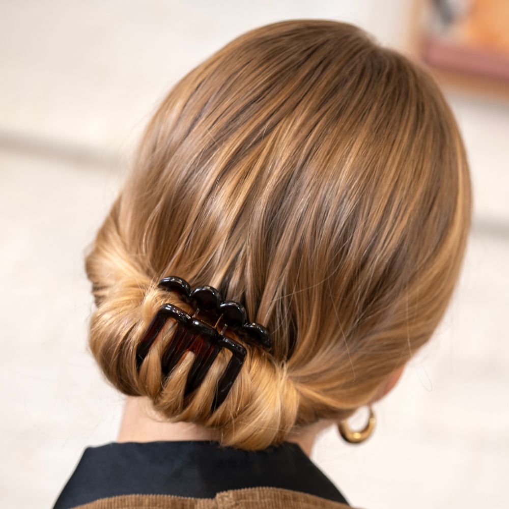 Small Jurassic Hair Claw Clip French Hair Accessories at Tegen Accessories |Tortoiseshell