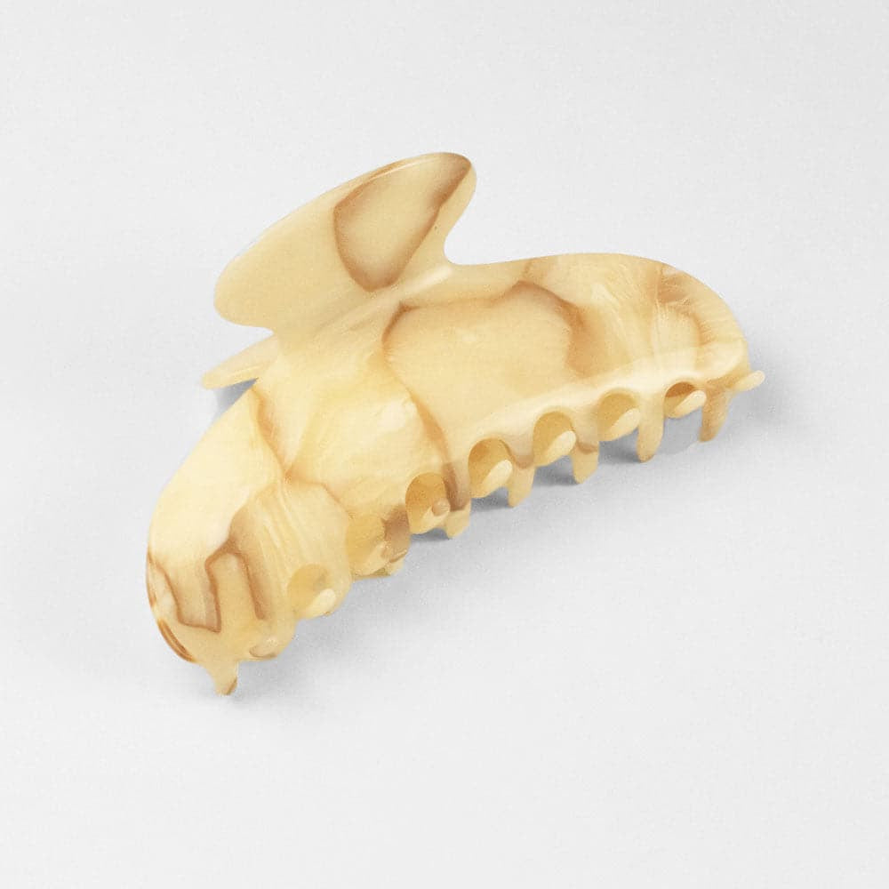 Oat Latte Large Hair Claw Clip in Handmade French Hair Accessories at Tegen Accessories