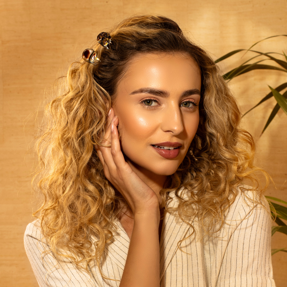 Tiny Hair Claw Clip Handmade French Hair Accessories at Tegen Accessories