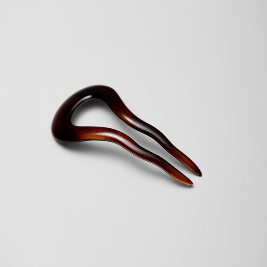 Tortoiseshell chignon french hair pin at tegen accessories