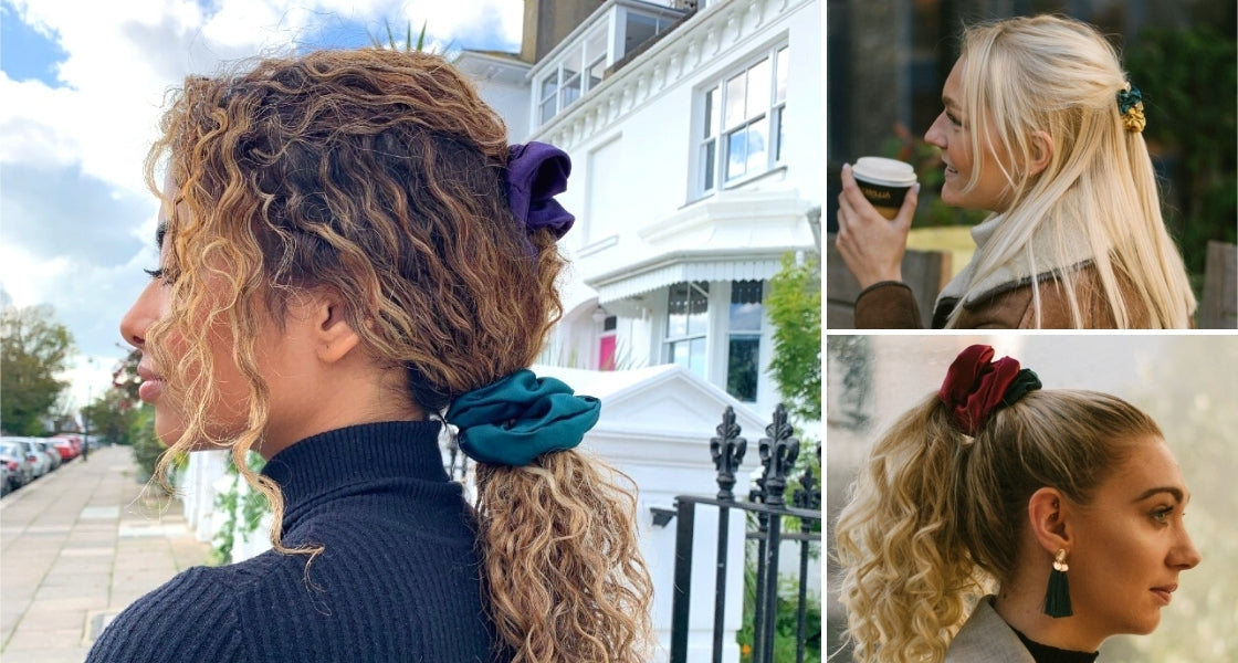 Five ways to wear a scrunchie, by TEGEN