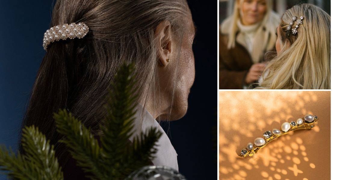Pearl hair accessories, by TEGEN