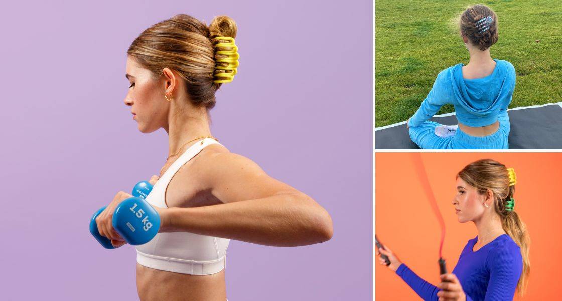 Hair accessories for working out, by TEGEN