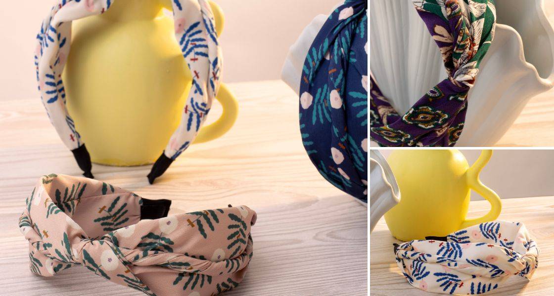 Fabric headbands for summer, by TEGEN
