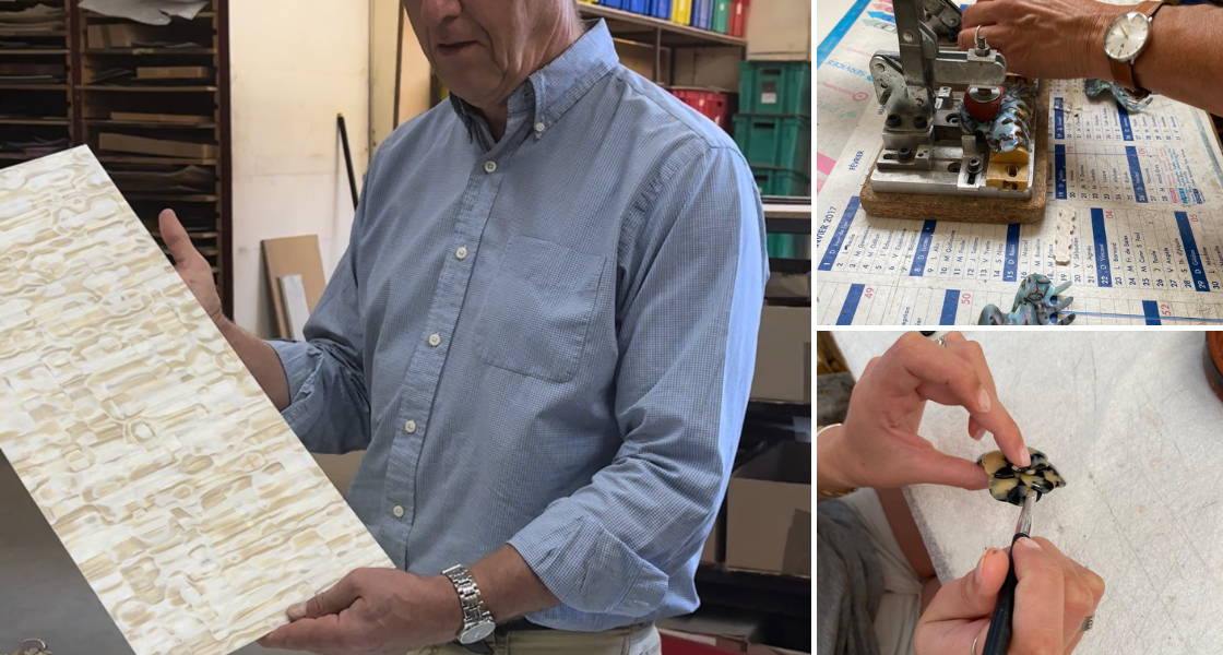 How French Handmade hair clips are made, by TEGEN