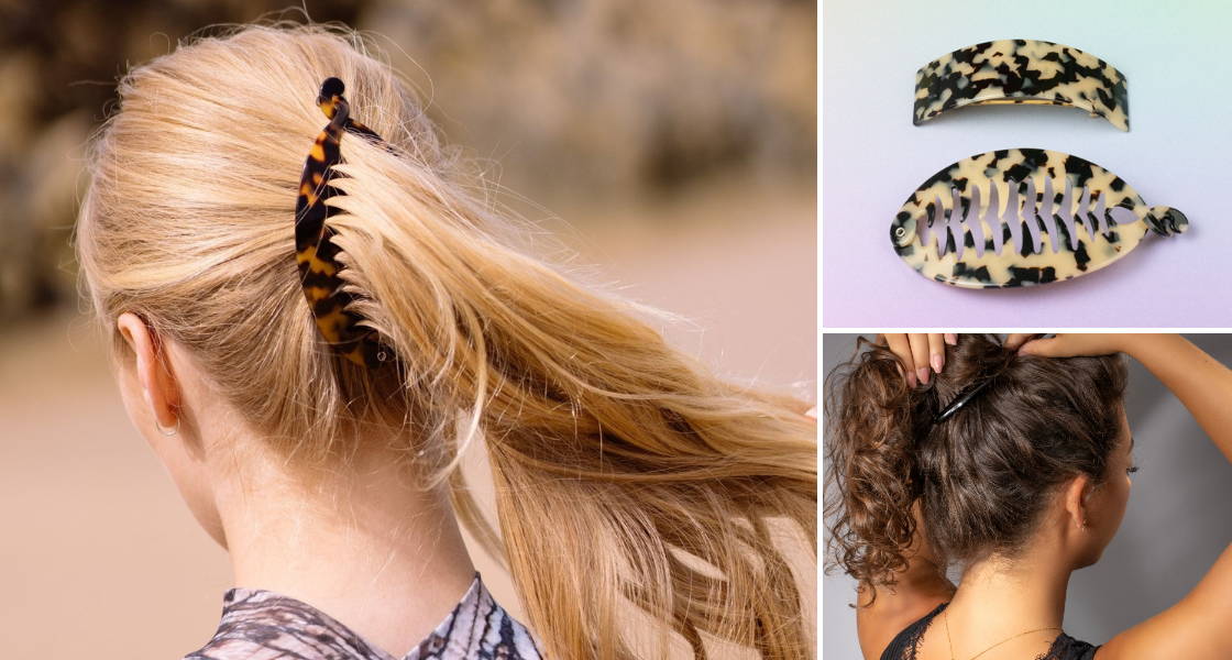 Banana hair clips, by TEGEN