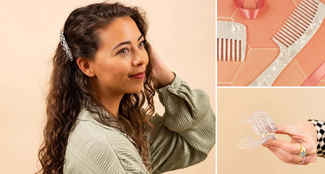 Hair accessories for curly hair, by TEGEN