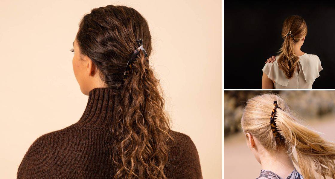 How to use banana hair clips, by TEGEN