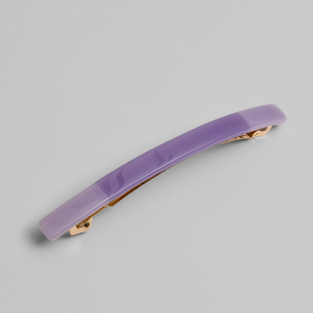 Lilac handmade 10cm narrow barrette clip at Tegen Accessories