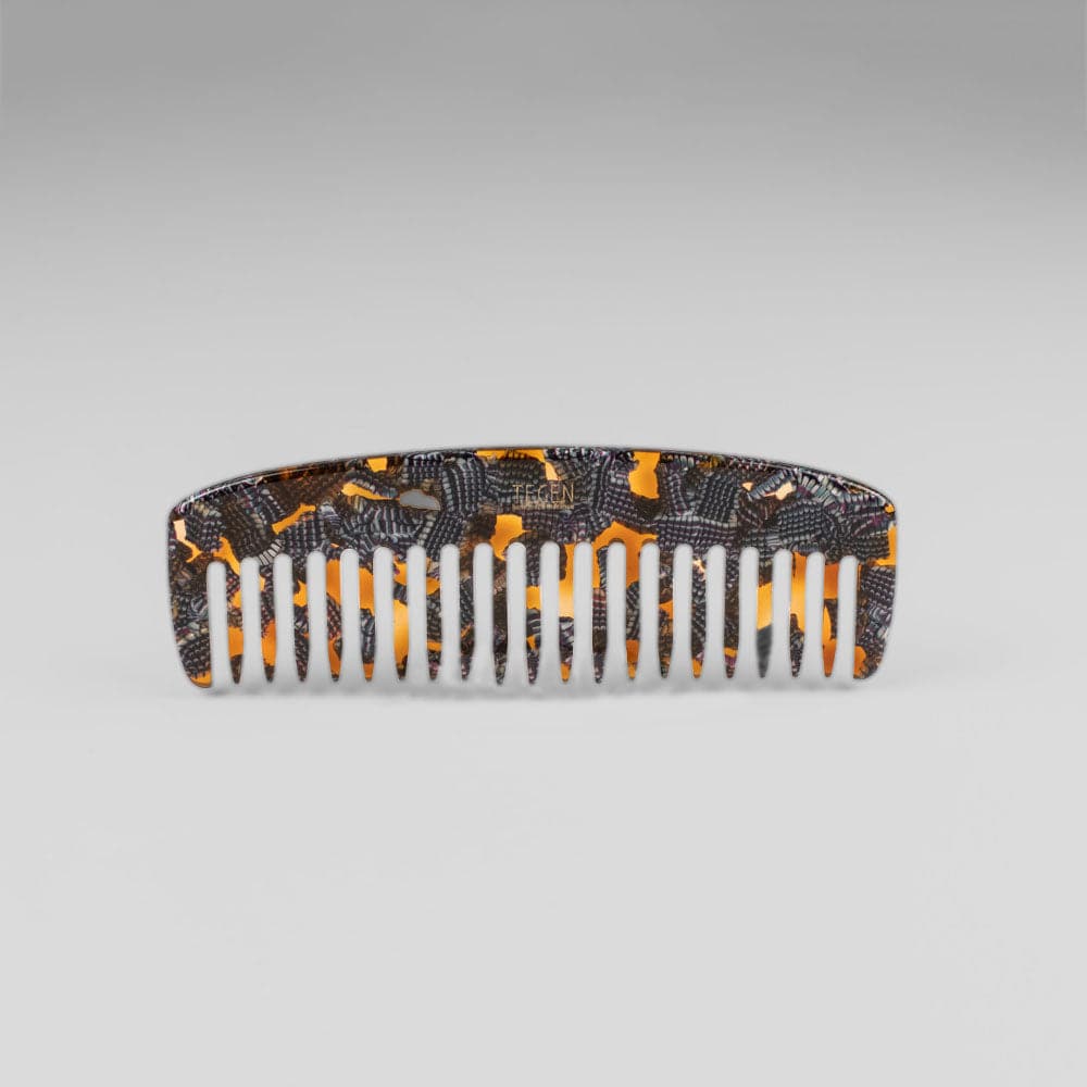 12cm French Narrow Comb in 12cm Colour 2 Handmade French Hair Accessories at Tegen Accessories